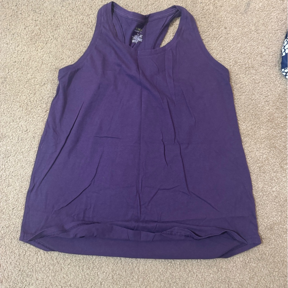 Tek Gear Purple Tank Top Racerback Athletic Style